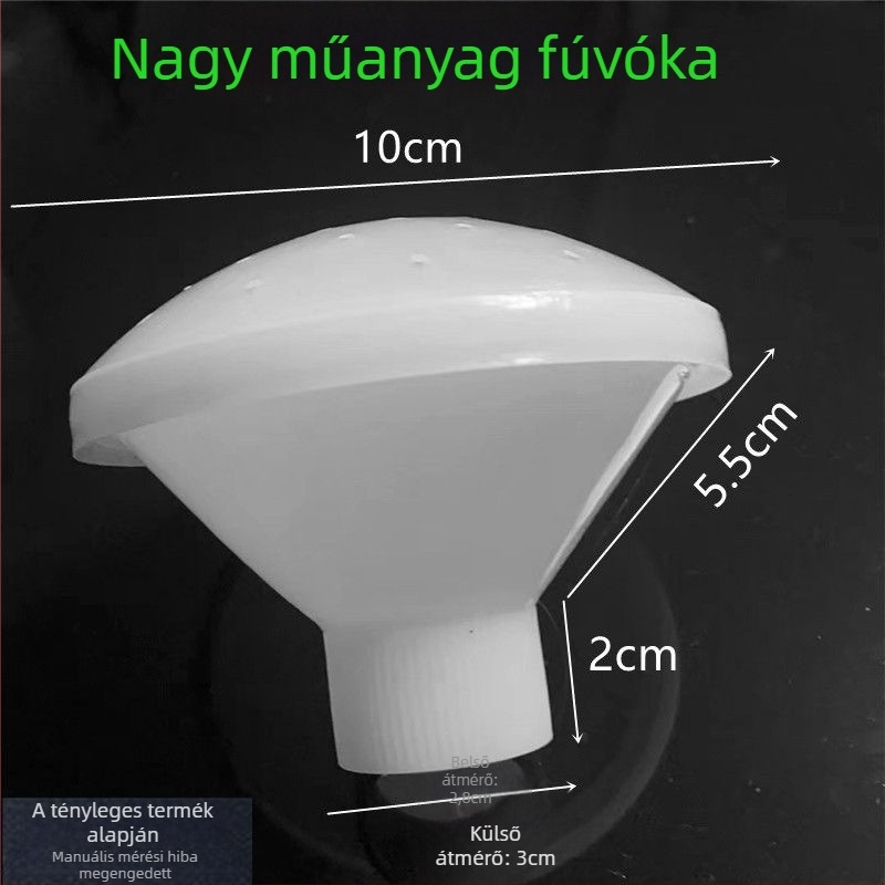 Műanyag spirál szórófej öntözőkannához, 4-10 L kapacitás, egyenletes kertöntözés