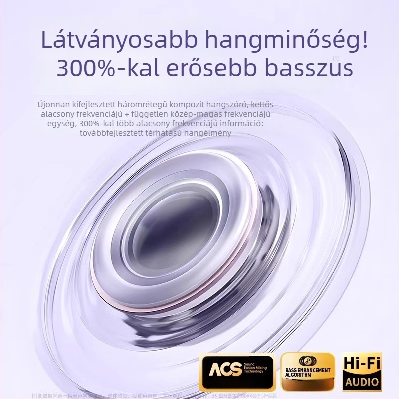 Csontvezetéses Bluetooth fülcsipeszes fejhallgató, nyitott kivitel, 2025 új, felső kategóriás, hosszú üzemidő