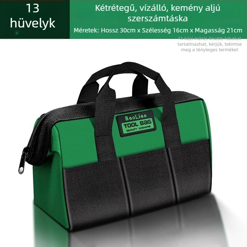 Elektromos karbantartási eszköztartó készlet kényelmes tárolással, vastag vászon, kopásálló, többfunkciós, nagy méretű.