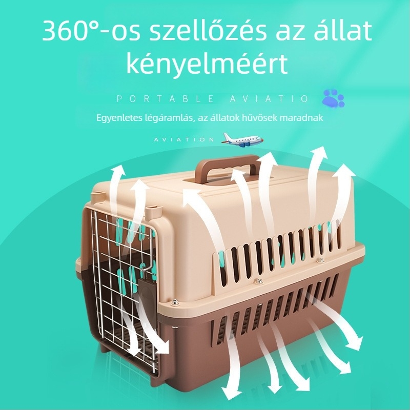 Többfunkciós állat szállító táska macskáknak és kutyáknak, hordozható utazó doboz