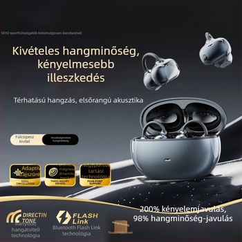 SK50 Bluetooth fül-clip fülhallgató – hosszú üzemidő, Bluetooth 6.0, egyedi modell, minimalista dizájn, IPX6