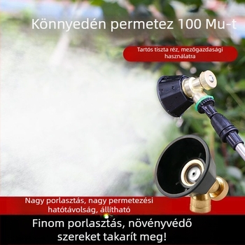 Rozsdamentes acélból készült hátizsákos permetezőfej – univerzális mezőgazdasági felhasználás, magas nyomású, állítható, energia-megtakarítás