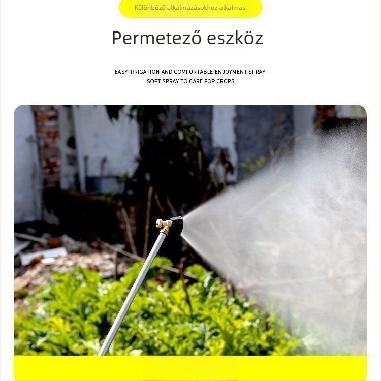 Rozsdamentes acélból készült hátizsákos permetezőfej – univerzális mezőgazdasági felhasználás, magas nyomású, állítható, energia-megtakarítás