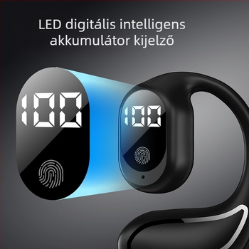 Új magánmodellű Bluetooth fülhallgató, nagy akkumulátor, hosszú üzemidő, vezeték nélküli, egyoldalas, fülklipsz, kiváló hangminőség