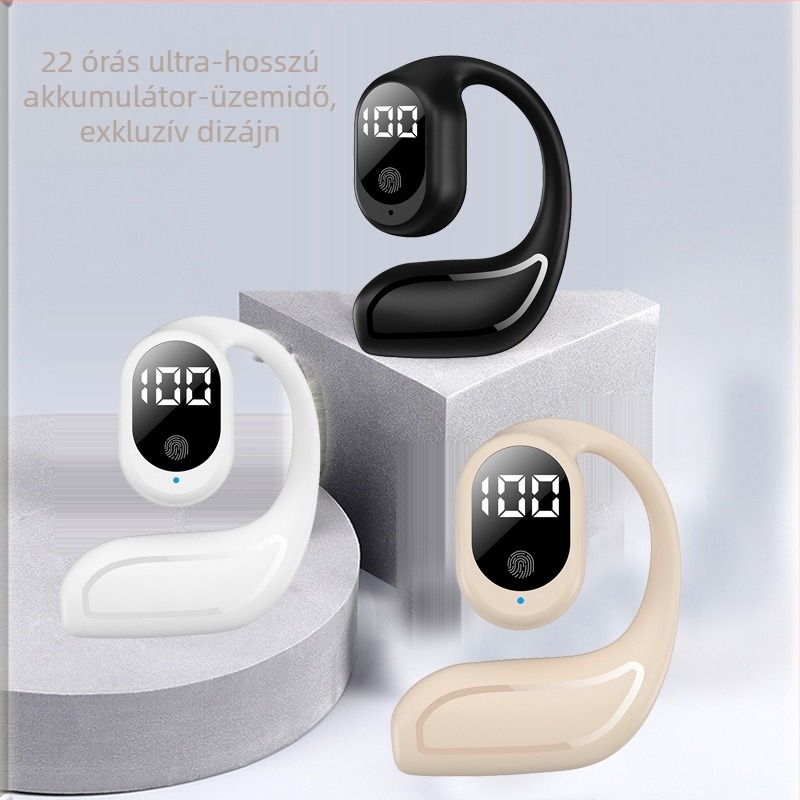 Új magánmodellű Bluetooth fülhallgató, nagy akkumulátor, hosszú üzemidő, vezeték nélküli, egyoldalas, fülklipsz, kiváló hangminőség