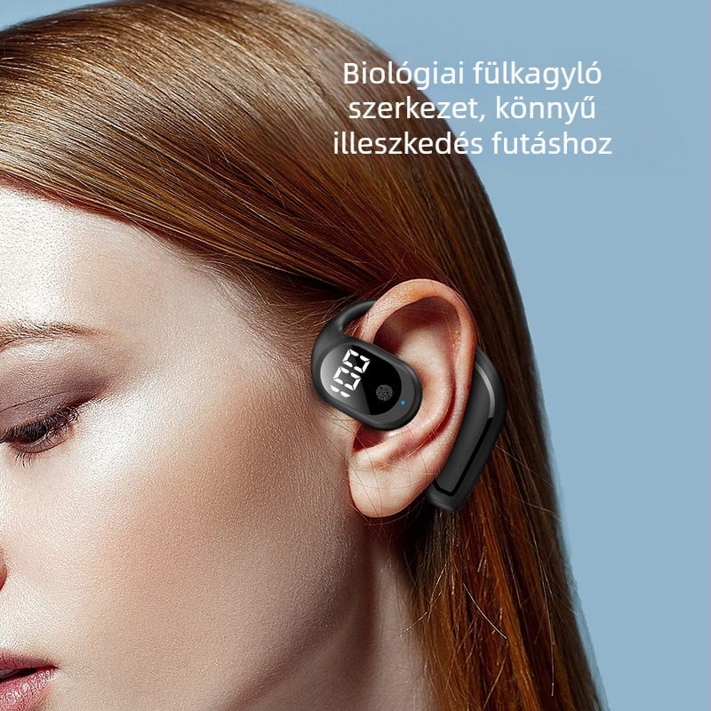 Új magánmodellű Bluetooth fülhallgató, nagy akkumulátor, hosszú üzemidő, vezeték nélküli, egyoldalas, fülklipsz, kiváló hangminőség