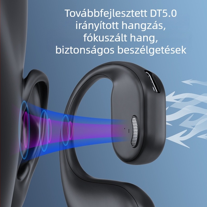 Új magánmodellű Bluetooth fülhallgató, nagy akkumulátor, hosszú üzemidő, vezeték nélküli, egyoldalas, fülklipsz, kiváló hangminőség