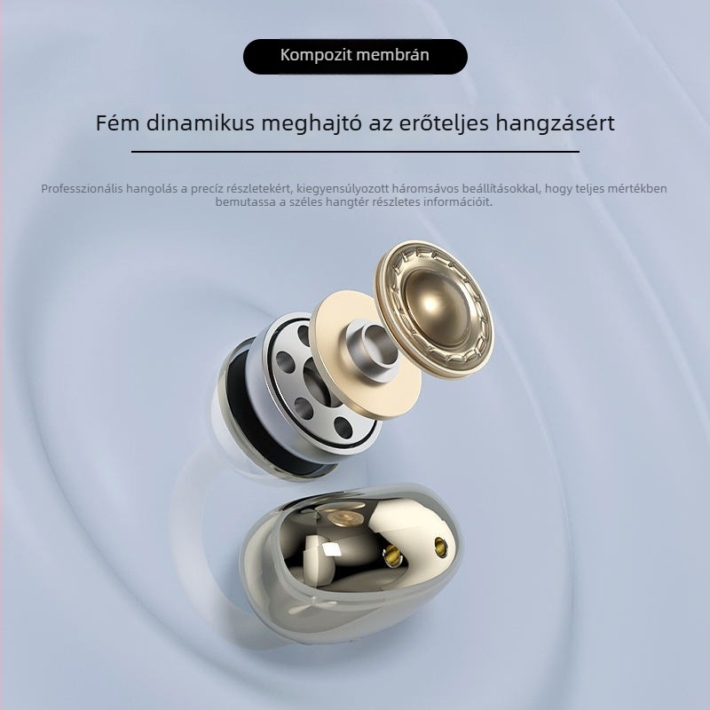 Bluetooth fejhallgató csontvezetéses, fülklipes kialakítás, nyitott dizájn, zajcsökkentés, nem a fülben, hosszú üzemidő
