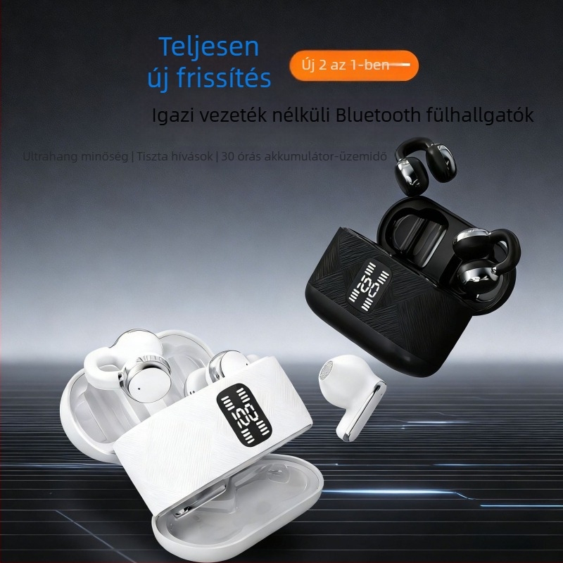 Q16 Bluetooth fülhallgató, kétfunkciós dizájn, fülbe illeszkedő zajszűrő, HD hívások, kiváló hangminőség