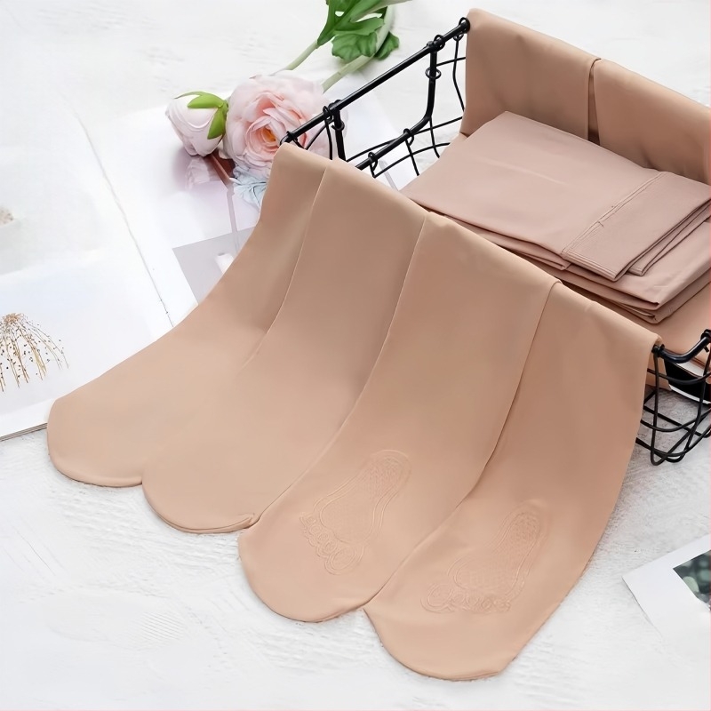 Qiwang Nylon harisnya beépített leggings-szel, hatás a szabad lábakra, bőrszín, 220D, anti-snag, vastag