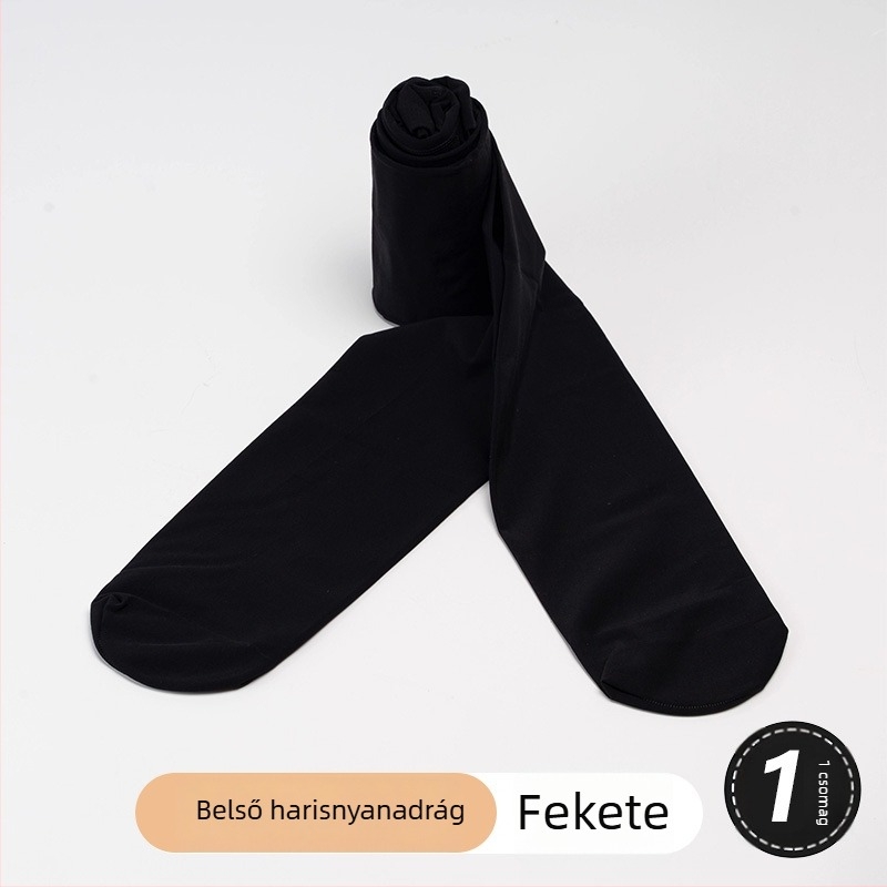 Qiwang Nylon harisnya beépített leggings-szel, hatás a szabad lábakra, bőrszín, 220D, anti-snag, vastag