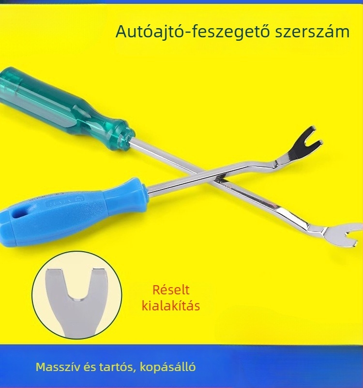 Műanyag klipek eltávolító eszköz autó belső ajtópanelhez
