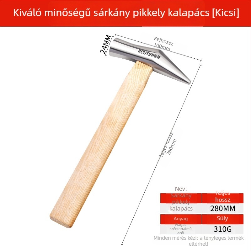 Sárkány-pikkely mintázatú textúráló kalapács ékszerek gravírozásához – vasból készült, többfunkciós kalapács arany- és ezüst karkötők számára