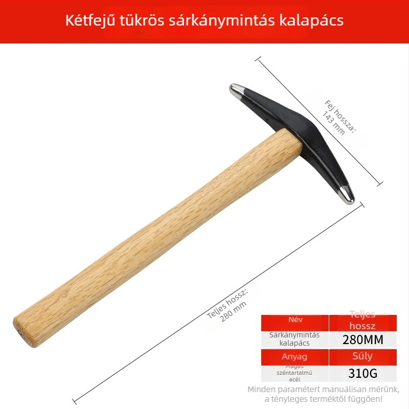 Sárkány-pikkely mintázatú textúráló kalapács ékszerek gravírozásához – vasból készült, többfunkciós kalapács arany- és ezüst karkötők számára
