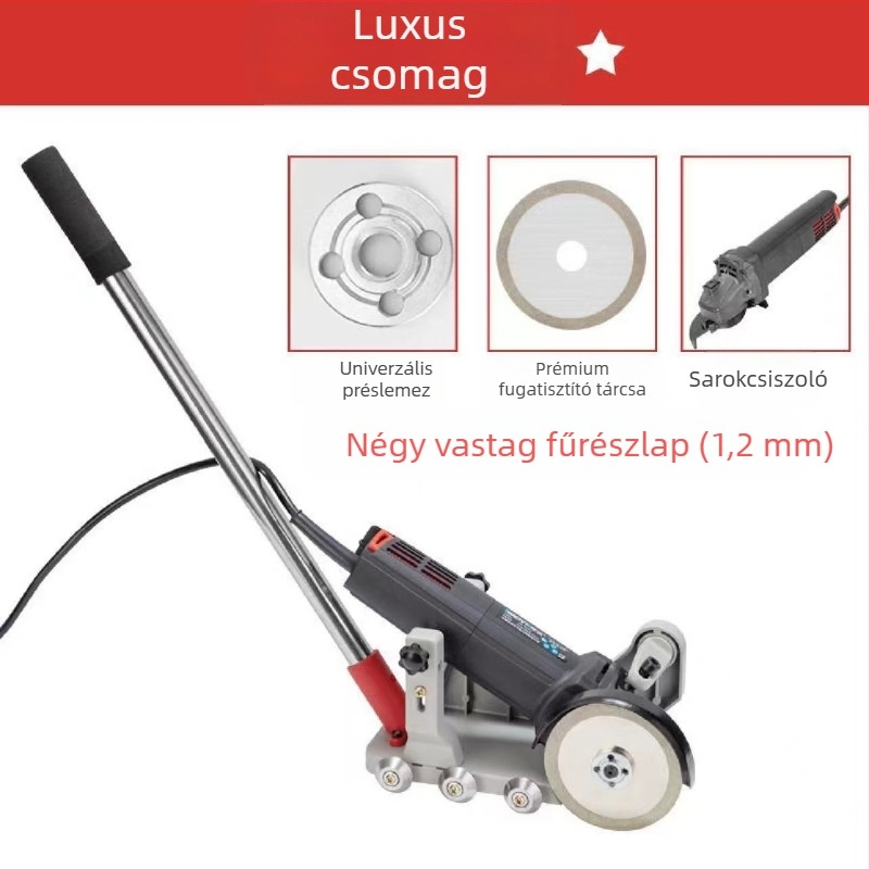 Elektromos fugatisztító és bevágó gép csempe