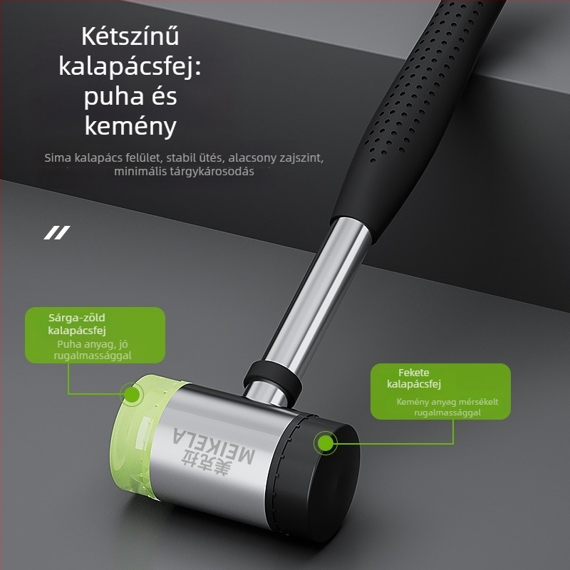 Gumikalapács acélos nyele a csempe lerakásához – megbízható otthoni felújító eszköz