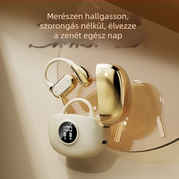 Q17 Vezeték nélküli csontvezetéses fülhallgató, nyitott fül sporthoz, Bluetooth, kiváló hangminőség