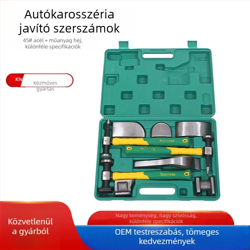 Lemezkalapács készlet autójavításhoz — professzionális, nehéz kivitelű húzókalapács szett