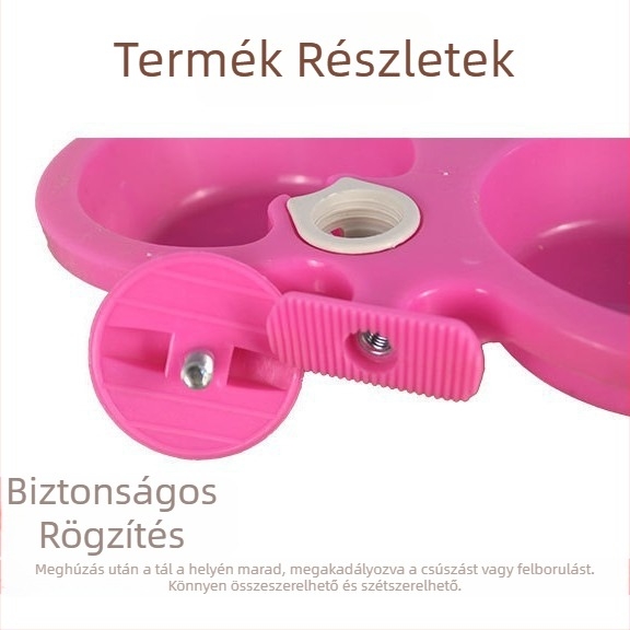 Automata etető- és itatóedény háziállatoknak, függő, kettős tálas kutyáknak
