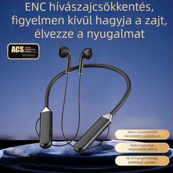 Új nyakpántos Bluetooth headset, vezeték nélküli, fél-in-ear, sportos sztereó, G07