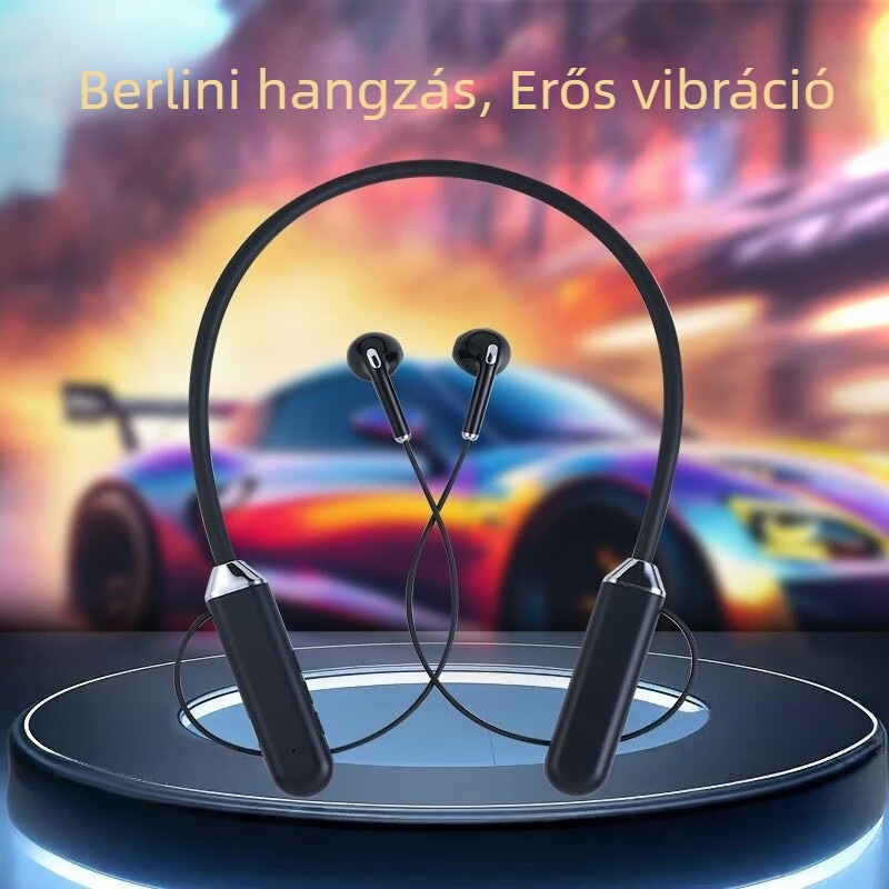 Új nyakpántos Bluetooth headset, vezeték nélküli, fél-in-ear, sportos sztereó, G07
