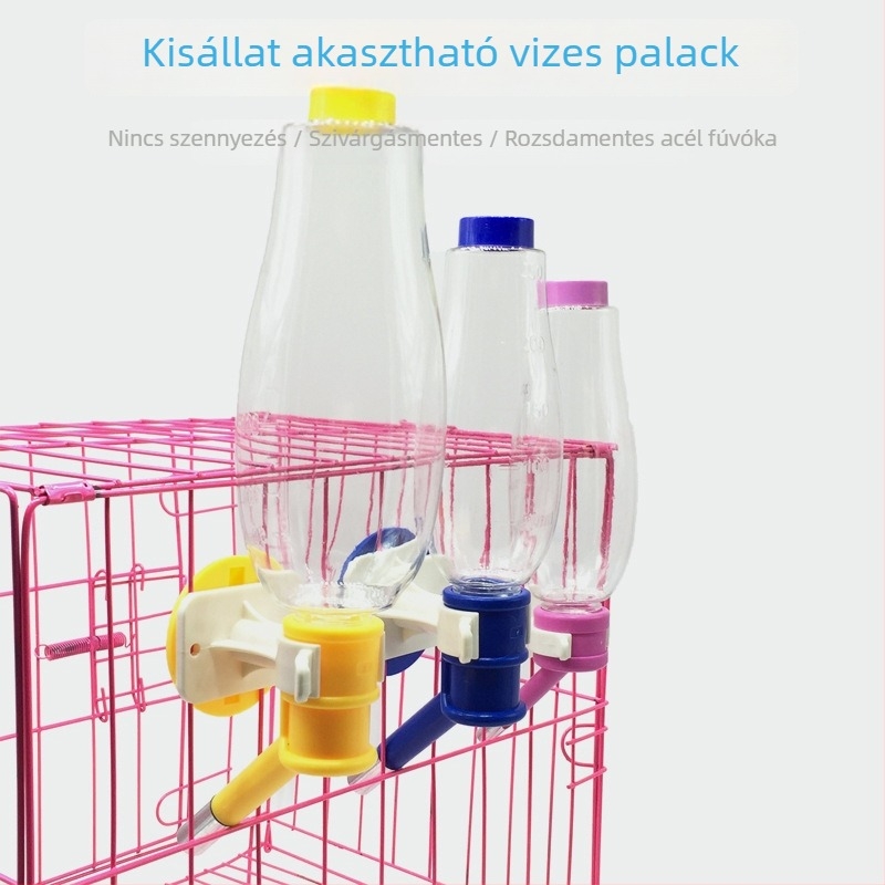 Műanyag, függő ivóvíz-adagoló háziállatoknak (kutyáknak és macskáknak)