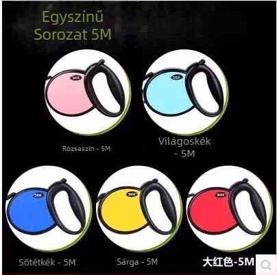 DELE visszahúzható póráz háziállatok számára 3m/4m/5m
