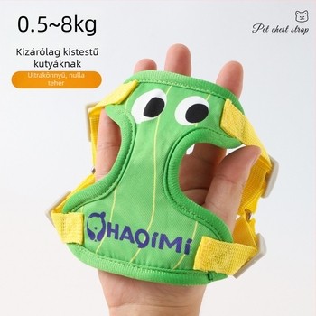 Kis méretű kutyáknak mellény-stílusú hám pórázzal