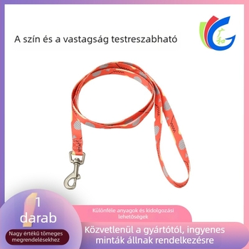 Nyomtatott kis- és közepes testű kutyák számára készült póráz, állítható hám, Teddy sétáló póráz, macska- és kutyapóráz, kihúzható