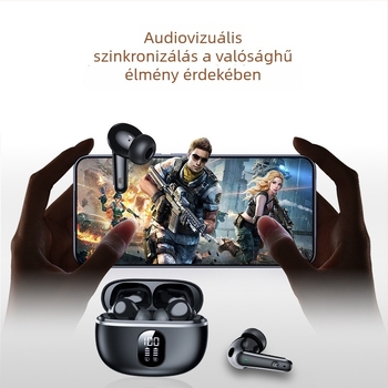 A3 Bluetooth vezeték nélküli sport fülhallgató, vízálló, kiváló hangzás, In-Ear, Digitális kijelző, hosszú üzemidő