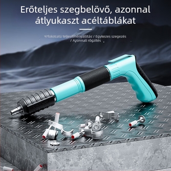Mini szögpisztoly betonhoz, cementhez és fémszerkezetekhez – új rögzítő eszköz a mennyezeti szereléshez integrált kilövő mechanizmussal