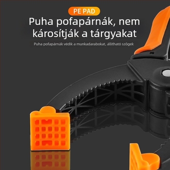 G- és C-alakú szorító készlet famegmunkáláshoz, nagy F-alakú szorító ratchet mechanizmussal