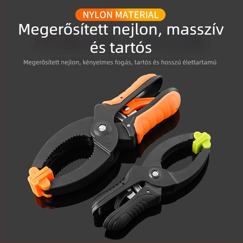 G- és C-alakú szorító készlet famegmunkáláshoz, nagy F-alakú szorító ratchet mechanizmussal