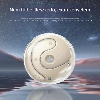 Kókuszgolyó alakú Bluetooth vezeték nélküli fülhallgató, fülre rögzített, érintéses vezérlés, sportos zajcsökkentés, univerzális kompatibilitás