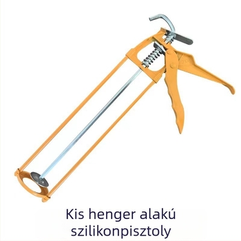 Szilikon tömítőpisztoly, kézi, ergonomikus, üveghez és általános használatra, megerősített kivitel
