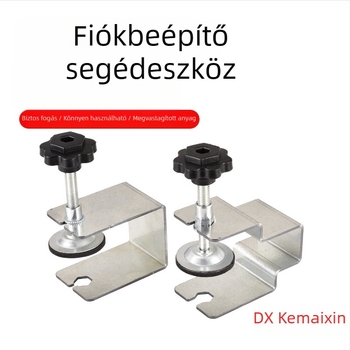 Fiók beépítéséhez használható segéd, gyors csipesz a fiók paneljéhez, U-alakú rögzítő csipesz, G-típusú famegmunkálási klipsz