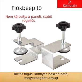 Fiók beépítéséhez használható segéd, gyors csipesz a fiók paneljéhez, U-alakú rögzítő csipesz, G-típusú famegmunkálási klipsz