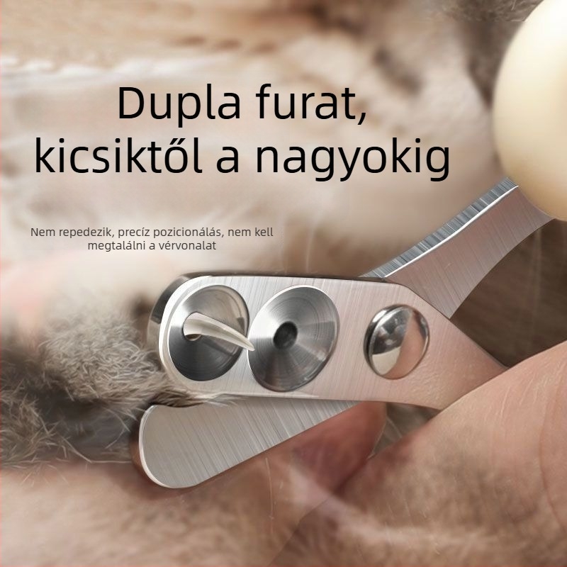 Macska körömvágó olló és körömvágó, anti-karcoló körömvágók, háziállat-kiegészítők