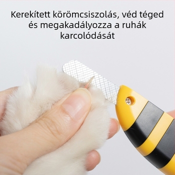 Kisállat körömvágó olló, állítható méret, macskáknak