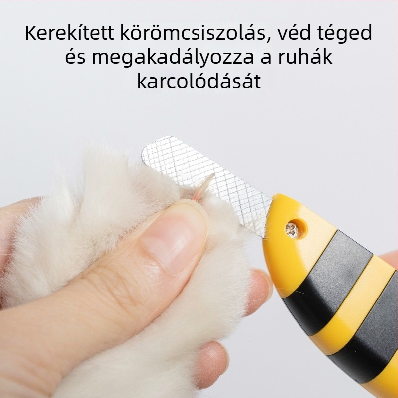 Kisállat körömvágó olló, állítható méret, macskáknak