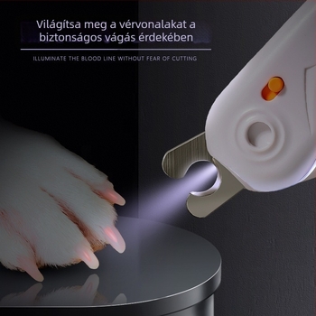Kutyák és macskák körömvágója vérzésgátló dizájnnal