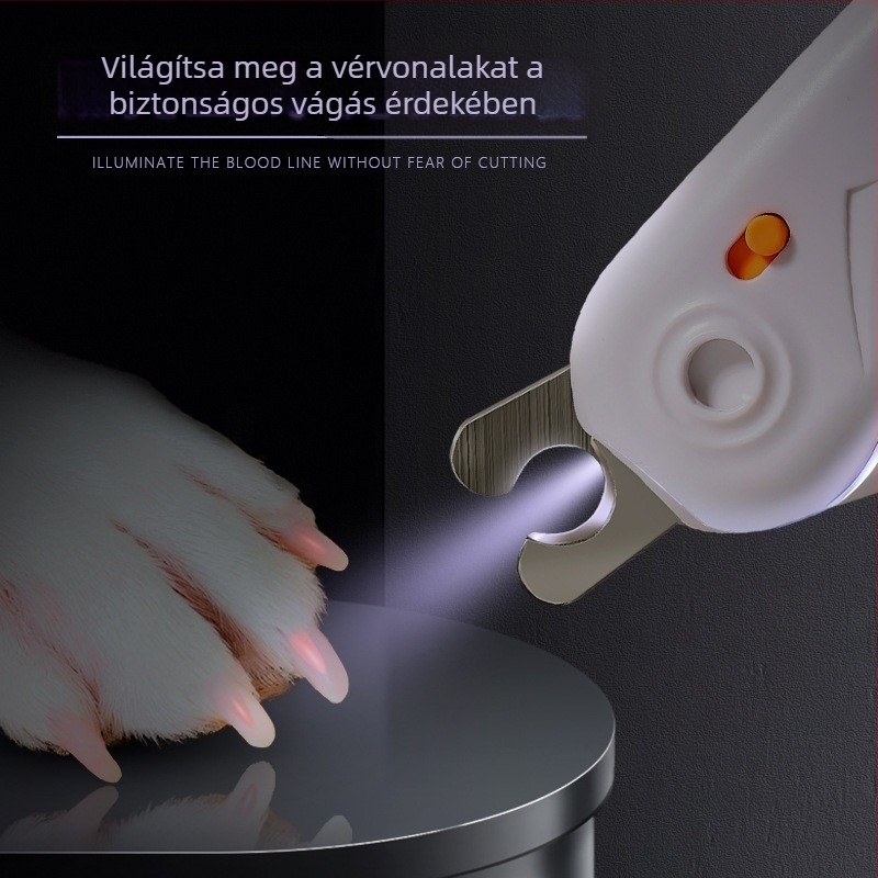 Kutyák és macskák körömvágója vérzésgátló dizájnnal