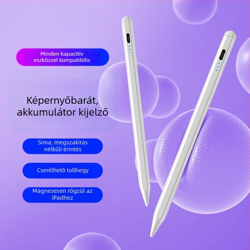 Mágneses stylus iPadhez és Android tabletekhez – érintő stylus tabletához és telefonhoz