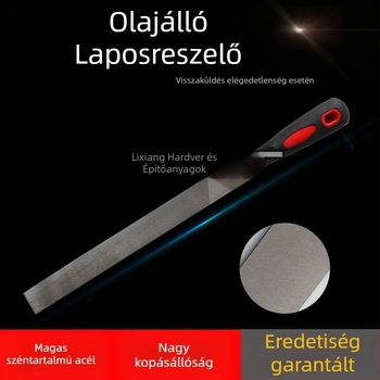 Olajos fényű reszelő, extra fin fogazattal, sík fejű, lemezreszelő összeillesztéshez и polírozáshoz