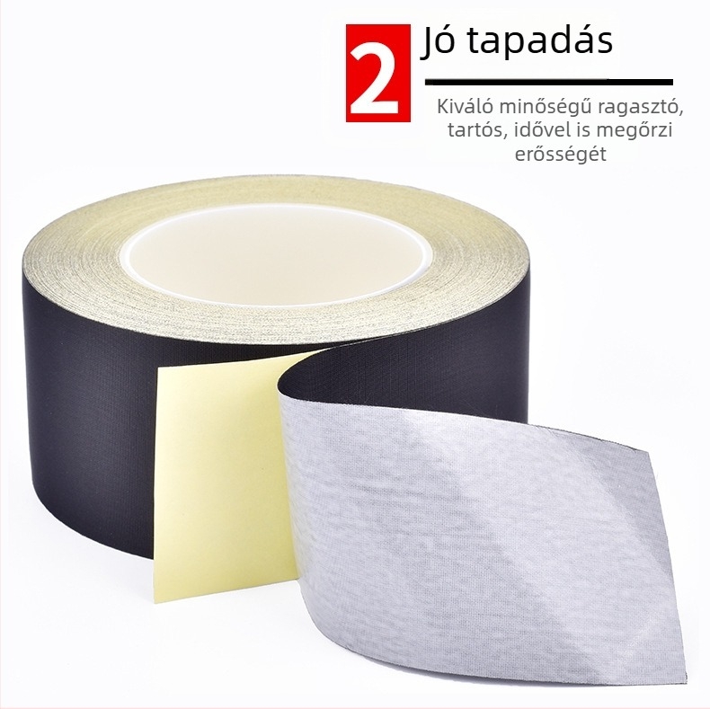 Fekete acetát szövetből készült ragasztószalag, lángálló, szigetelő, magas hőmérséklet-állóságú, LCD-kijelző javításához és elektronikai felhasználáshoz.