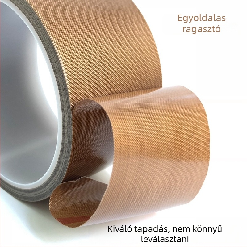 Teflon szalag, magas hőmérsékletre ellenálló, kopásálló, szigetelő, tűzálló, tapadásmentes, vákuumcsomagolt (20 mm × 10 m)