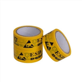 ESD-mentes védelmi zóna szalag, PVC, szélesség 4,8 cm, hossz 18 m vagy 30 m