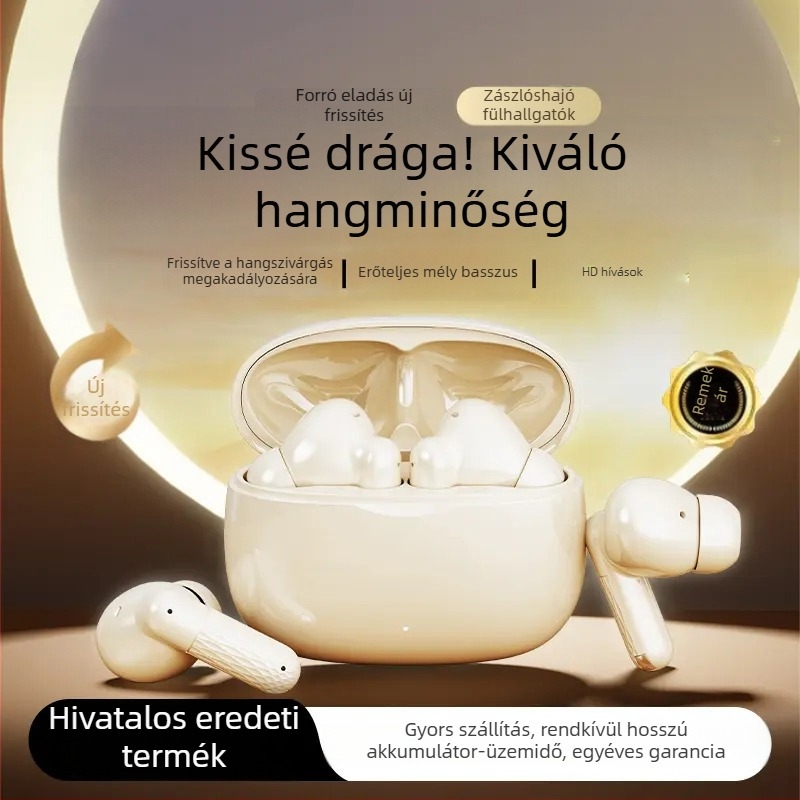 Vezeték nélküli Bluetooth fülhallgatók, in-ear kialakítás, Hi-Fi hangzás, hosszú üzemidő, zajcsökkentés