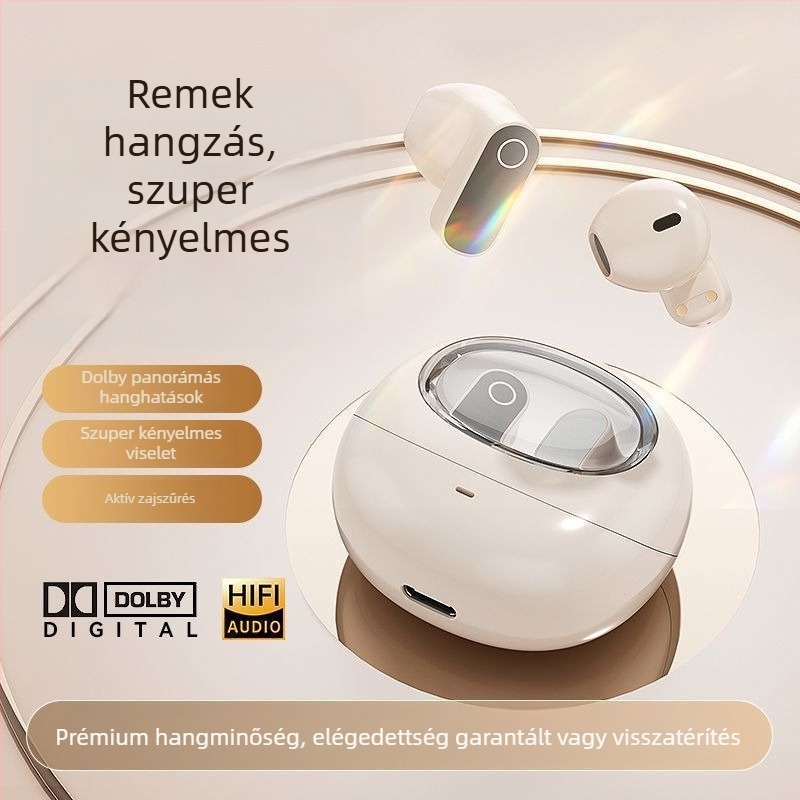 GT550 Valódi Vezeték Nélküli Bluetooth fülhallgató, 2025-ös új modell, hosszú üzemidő, zajcsökkentés, hívások, TWS kompatibilis