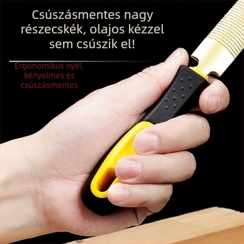 Kis cipőjavító és polírozó reszelő, acélból, faipari használatra